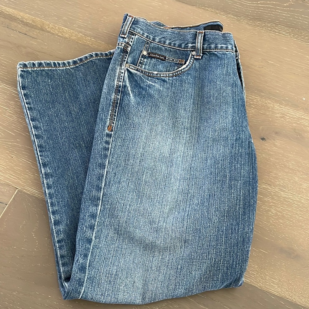 Men’s Calvin Klein Straight Leg Jean - Picture 1 of 7
